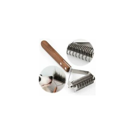 Coat King Brush Dogs And Cats, Pet Grooming Peigne Râteau Démêlant Réduit Considérablement La Perte De Cheveux 4 Coat King Brush Dogs And Cats, Pet Grooming Peigne Râteau Démêlant Réduit Considérablement La Perte De Cheveux – Image 2