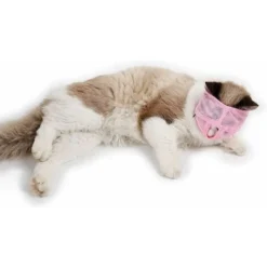 Masque Respirant En Maille Pour Chat Masque De Modification De La Bouche Anti-morsure Pour Animaux De Compagnie (Rose, S) -Pas Cher Toutou Mia Magasin 100266207 4