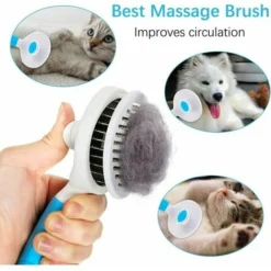Brosse Chiens Chats, Brosses De Toilettage Pour Chats Et Chiens Brosse Autonettoyante Poils Morts Pour Chat Chien Kidnapping En Un Clic Mort Et Sous-poils 11 Brosse Chiens Chats, Brosses De Toilettage Pour Chats Et Chiens Brosse Autonettoyante Poils Morts Pour Chat Chien Kidnapping En Un Clic Mort Et Sous-poils -Pas Cher Toutou Mia Magasin 100266214 5