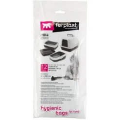 Ferplast FPI 5362 Sachets Hygiéniques Pour Litières Bella, Prima, Nip 20 Et Nip Plus 20. Variante FPI 5362 - Mesures: 50 X H 38.5 Cm -