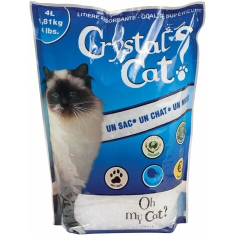 Litière Pour Chats Crystal Cat 4 L 3 Litière Pour Chats Crystal Cat 4 L
