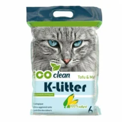 Litière Tofu Végétale K-litter Sac 6 Litres Parfum Maïs
