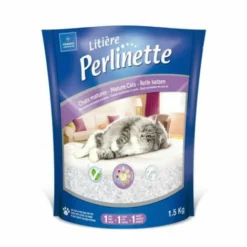 Litière Perlinette Silice Pour Chat Mature Sac 1,5 Kg