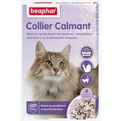 Collier Calmant Pour Chat - Beaphar Désignation : Collier Calmant Beaphar 11219