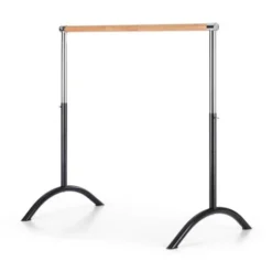 Bar Lerina Barre Danse Classique Mobile Hauteur Réglable 110x113cm Noir -Pas Cher Toutou Mia Magasin 18677185 4