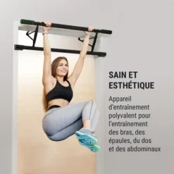 KLARFIT In-Door Barre De Tractions Fixation Porte Max 130 Kg Pads EVA - Acier -Pas Cher Toutou Mia Magasin 18878968 3