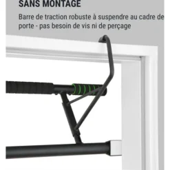 KLARFIT In-Door Barre De Tractions Fixation Porte Max 130 Kg Pads EVA - Acier -Pas Cher Toutou Mia Magasin 18878968 4