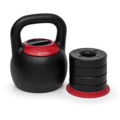 Adjustabell Kettlebell Réglable Poids :8/10/12/14/16 Kg Noir/rouge