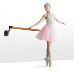 Barre Mur Barre De Danse 100 Cm Barre 38 Mm Ø Montage Mural Noir