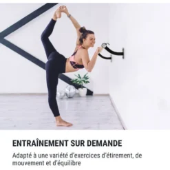 Barre Mur Barre De Danse 100 Cm Barre 38 Mm Ø Montage Mural Noir 9 Barre Mur Barre De Danse 100 Cm Barre 38 Mm Ø Montage Mural Noir -Pas Cher Toutou Mia Magasin 25559735 3