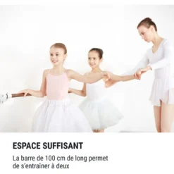 Barre Mur Barre De Danse 100 Cm Barre 38 Mm Ø Montage Mural Blanc -Pas Cher Toutou Mia Magasin 25559744 5