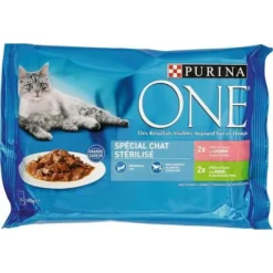 Purina Spï¿½cial Chat Stï¿½rilisï¿½ - Effilï¿½s En Sauce : Saumon, Dinde