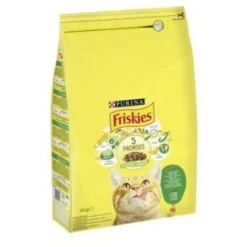 Purina Pienso Para Gatos FRISKIES CONEJO, POLLO Y VERDURA 4 Kg