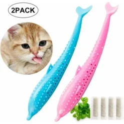 Hygiène Dentaire Chat, Jouet Dentaire Chat, Jouet Molaire En Silicone à Mâcher Jouet Interactif Pour Le Nettoyage Des Dents De Chat Contre La Mauvaise Haleine