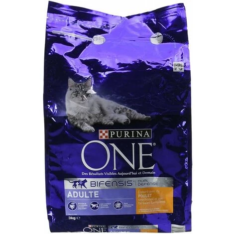 Croquette Chat Purina One Adulte Poulet 3kg 4 Croquette Chat Purina One Adulte Poulet 3kg – Image 2