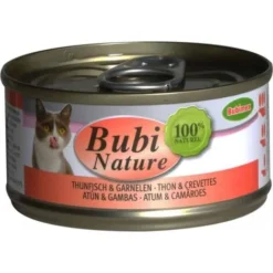 Patee Chat Bubi Nature Thon Crevettes