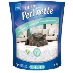 Litiere De Silice Perlinette Chat Sensible 1,5kg