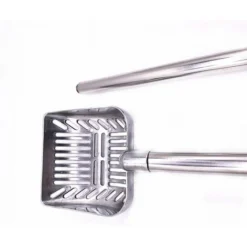 Litière à Chat Poignée Télescopique Longue Poignée Métal Litière à Chat Scooper Pet Supplies (Poignée Noire) -Pas Cher Toutou Mia Magasin 27768393 5