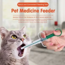 LangRay Animaux Médecine Médecine Distributeur Pet Dog Cat Pilule Comprimé Seringue À Tête Ronde Capsule Comprimé Outil D'alimentation Pour Animaux Soins Infirmiers -Pas Cher Toutou Mia Magasin 28771766 3