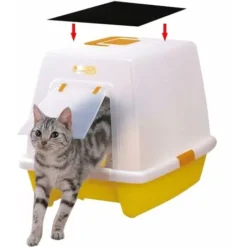 Betterlife Pet Activated Carbon Deodorizing Filter, Charcoal Bag Deodorizing, Cat Litter Box Filter Cotton, Pet Supplies (4 Pieces) -Pas Cher Toutou Mia Magasin 30102098 3