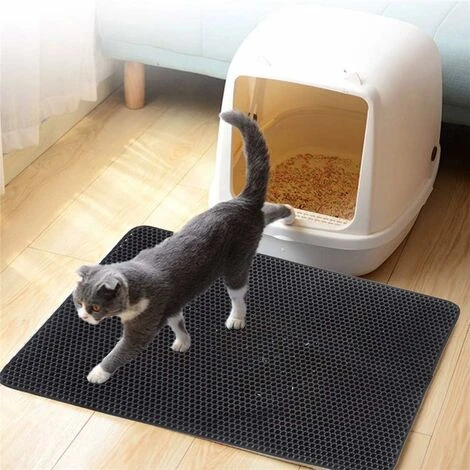 AIDUCHO Tapis Litière Chat Couvre Litière EVA Couche Etanche Chiot Double Schichte En Nid D'abeille Design Pour Maison Extérieur Déferrent Taille (30 X 30cm) 5 AIDUCHO Tapis Litière Chat Couvre Litière EVA Couche Etanche Chiot Double Schichte En Nid D'abeille Design Pour Maison Extérieur Déferrent Taille (30 X 30cm) – Image 3