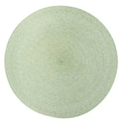 Set De Table Rond Tressé 38cm Olive
