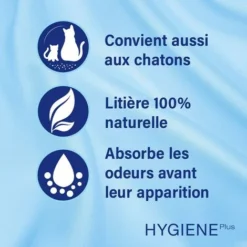 CATSAN Hygiene Plus Litière Minérale Pour Chat 11,5L 9 CATSAN Hygiene Plus Litière Minérale Pour Chat 11,5L -Pas Cher Toutou Mia Magasin 40983097 3