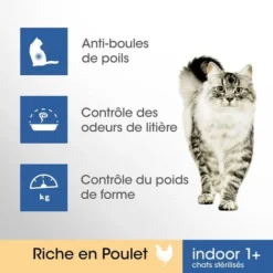 PERFECT FIT Croquettes Riches En Poulet Pour Chat D'intérieur Stérilisé 3x1,4kg -Pas Cher Toutou Mia Magasin 40983120 3