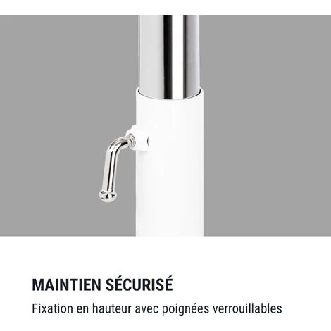 Bar Lerina Barre De Danse Autoportante 110 X 113 Cm Ø 38 Mm Blanche 7 Bar Lerina Barre De Danse Autoportante 110 X 113 Cm Ø 38 Mm Blanche – Image 5