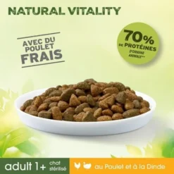 PERFECT FIT Natural Vitality Croquettes Poulet Et Dinde Pour Chat Adulte 6x1kg -Pas Cher Toutou Mia Magasin 41862728 3