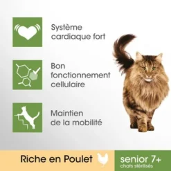 PERFECT FIT SENIOR Croquettes Riche En Poulet Pour Chat Senior Stérilisé (5x1,4kg) -Pas Cher Toutou Mia Magasin 41862754 3