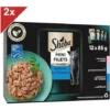 SHEBA Mini Filets Sachets Fraîcheur En Sauce Aux Poissons Pour Chat 24x85g -Pas Cher Toutou Mia Magasin 41862779 1