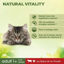 PERFECT FIT Natural Vitality Croquettes Au Boeuf Et Au Poulet Pour Chat Adulte (3x1kg) -Pas Cher Toutou Mia Magasin 41862792 3