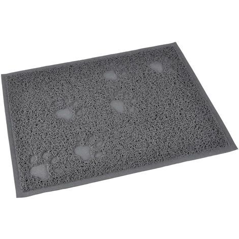 Tapis Antidérapant à Motifs Pattes Gris 40 X 30 Cm 3 Tapis Antidérapant à Motifs Pattes Gris 40 X 30 Cm