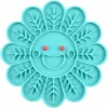 Bol D'alimentation Pour Animaux De Compagnie Slow Food Dog Silicone Slow Food Mat(Assiette Slow Food Type Fleur Bleu,Emballage Individuel OPP) -Versailles -Pas Cher Toutou Mia Magasin 45502037 1