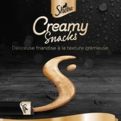 SHEBA Creamy Snacks 44 Sticks Au Saumon Friandise Crémeuse Pour Chat 12g (11x4) 9 SHEBA Creamy Snacks 44 Sticks Au Saumon Friandise Crémeuse Pour Chat 12g (11x4) -Pas Cher Toutou Mia Magasin 46561057 3