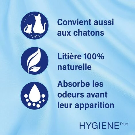 CATSAN Hygiene Plus Litière Minérale Pour Chat 20L 4 CATSAN Hygiene Plus Litière Minérale Pour Chat 20L – Image 2