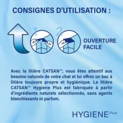 CATSAN Hygiene Plus Litière Minérale Pour Chat 20L 11 CATSAN Hygiene Plus Litière Minérale Pour Chat 20L -Pas Cher Toutou Mia Magasin 48410296 5