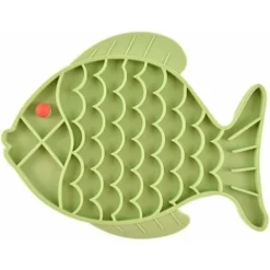 Bol Slow Food Bol En Silicone Pour Chien Et Chat Bol Gourmandise Distributeur De Nourriture Pour Chien (Vert) Macaron