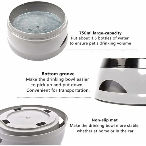 Distributeur D'eau Pour Chien, Bol D'eau Pour Chien, Anti Goutte Gamelle D'eau Chien, Gamelles De Voyage Pour Chien, Gamelle Anti Débordement Pour Chiens, Pour Que Chats Et Chiens Boivent De L'eau, Ve 6 Distributeur D'eau Pour Chien, Bol D'eau Pour Chien, Anti Goutte Gamelle D'eau Chien, Gamelles De Voyage Pour Chien, Gamelle Anti Débordement Pour Chiens, Pour Que Chats Et Chiens Boivent De L'eau, Ve – Image 4
