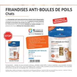 Friandises Pour Chat D'intérieur Pour Chatons Et Chats 65g - Francodex 5 Friandises Pour Chat D'intérieur Pour Chatons Et Chats 65g - Francodex -Pas Cher Toutou Mia Magasin 51741961 2