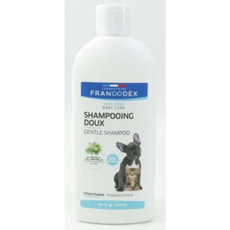 Shampooing Doux 200 Ml Pour Chiots Et Chatons - Francodex 5 Shampooing Doux 200 Ml Pour Chiots Et Chatons - Francodex – Image 3