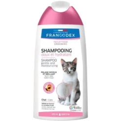 Shampoing Doux Et Hydratant 250 Ml Pour Chats - Francodex