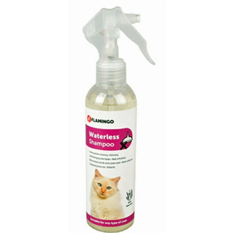 Shampoing Sec, Spray, 200 Ml Pour Chat Et Serviette En Microfibre. - Animallparadise 4 Shampoing Sec, Spray, 200 Ml Pour Chat Et Serviette En Microfibre. - Animallparadise – Image 2