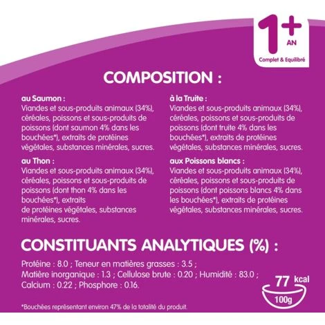 WHISKAS 24 Boîtes En Gelée Aux Poissons Pâtée Pour Chat 390g (6x4) 7 WHISKAS 24 Boîtes En Gelée Aux Poissons Pâtée Pour Chat 390g (6x4) – Image 5