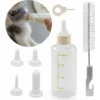 Biberon Chaton Chiot,Bouteille Allaitement Pour Chiot Tétines Brosse à Nettoyer Lactation Soins Pour Chat Et Chien Animal Nouveau Né De Compagnie(60ml) -Versailles -Pas Cher Toutou Mia Magasin 52488920 1