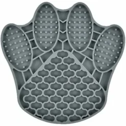 Gamelle D'alimentation Lente, Gamelle Silicone Pour Chien Et Chat Gamelle Anti Glouton Distributeur Nourriture Pour Chien Gris 19X19.5cm,Versailles