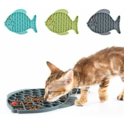 Gamelle D'alimentation Lente, Gamelle Silicone Pour Chien Et Chat Gamelle Anti Glouton Distributeur Nourriture Pour Chien Gris 19X19.5cm,Versailles -Pas Cher Toutou Mia Magasin 52882766 5