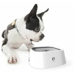 Bol D'eau Pour Animaux De Compagnie Bol Chien Bol D'eau Flottant Abreuvoir Bol à Boire Mangeoire D'eau Fontaine à Boire 1L Blanc -Pas Cher Toutou Mia Magasin 53041018 4