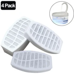Filtres De Remplacement Pour Fontaine à Eau Pour Chat Filtre Pour Distributeur D'eau Pour Chien 4pcs